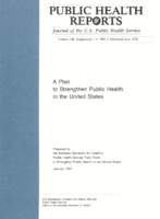 Public Health Reports  v 106  suppl 1  cover