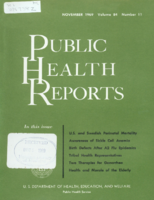 Public Health Reports  v 84  no 11  cover