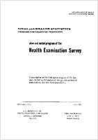 Plan and initial program of the Health Examination Survey