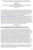 Design Development and Testing of the NHIS Sexual Identity Question National Center for Health Statistics