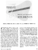 Performance on a cancer knowledge test by medical and osteopathic students