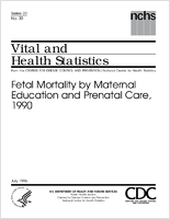 Fetal Mortality by Maternal Education and Prenatal Care 1990