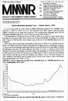 Morbidity and Mortality Weekly Report MMWR April 27 1979  Vol 28  No 16