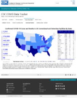 Confirmed COVID19 deaths in US correctional and detention facilities by state Oct 4 2020
