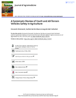 A Systematic Review of Youth and AllTerrain Vehicles Safety in Agriculture