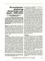 Verocytotoxinproducing Escherichia coli Japan 19992004