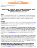Rapid Increase of Omicron Variant Infections in the United States Management of Healthcare Personnel with SARSCoV2 Infection or Exposure Friday December 24 2021 700 PM ET