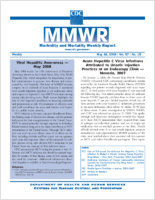 MMWR Morbidity and Mortality Weekly Report Vol 57 No 19 May 16 2008