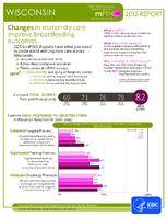 CDC National Survey Maternity Practices in Infant Nutrition and Care mPINC Wisconsin 2015 Report