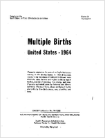 Multiple Births United States 1964