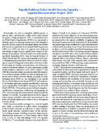 Rapidly Building Global Health Security Capacity  Uganda Demonstration Project 2013
