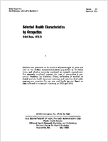 Selected health characteristics by occupation United States 197576