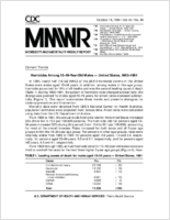 Morbidity and Mortality Weekly Report MMWR October 14 1994  Vol 43  No 40