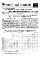 Morbidity and Mortality Weekly Report Vol 6 No 23 for Release June 14 1957