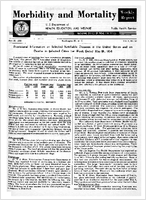 Morbidity and Mortality Weekly Report Vol 5 No 20 May 25 1956