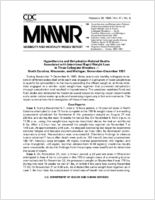 MMWR Morbidity and Mortality Weekly Report Vol 47 No 6 February 20 1998