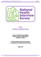 National Health Interview Survey 2021 Survey Description