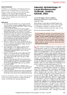 Genomic Epidemiology of Large Blastomycosis Outbreak Ontario Canada 2021