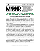 MMWR Morbidity and Mortality Weekly Report Vol 47 No 50 December 25 1998