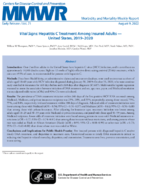 Vital Signs  Hepatitis C Treatment Among Insured Adults  United States 20192020