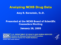 Analyzing NCHS Drug Data