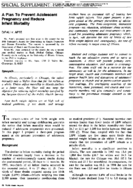 A plan to prevent adolescent pregnancy and reduce infant mortality