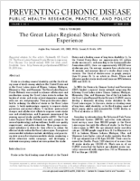 The Great Lakes Regional Stroke Network Experience