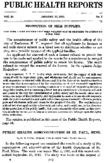 Public health reports  v 32 no 2 JANUARY 12 1917