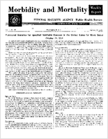 Morbidity and Mortality Weekly Report Vol 1 No 43 October 31 1952