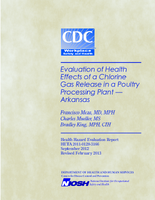Evaluation of Health Effects of a Chlorine Gas Release in a Poultry Processing Plant  Arkansas