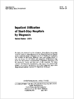 Inpatient Utilization of ShortStay Hospitals by Diagnosis United States  1974