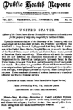 Public health reports  v 14 no 45 November 10 1899