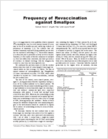 Frequency of Revaccination against Smallpox