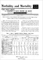 Morbidity and Mortality Weekly Report Vol 10 No 11 for Release March 24 1961