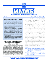 MMWR Morbidity and Mortality Weekly Report Vol 52 No 17 May 2 2003