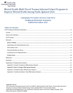 Mental Health MultiTiered TraumaInformed School Programs to Improve Mental Health Among Youth Updated 2026