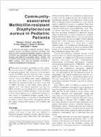 Communityassociated Methicillinresistant Staphylococcus aureus in Pediatric Patients