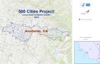 500 Cities Project Local Data for Better Health 2014 Anaheim CA