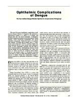 Ophthalmic Complications of Dengue