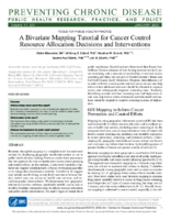 A Bivariate Mapping Tutorial for Cancer Control Resource Allocation Decisions and Interventions