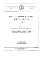 Vital Statistics of the United States 1937 Part I