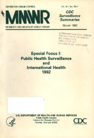 Morbidity and Mortality Weekly Report MMWR CDC Surveillance Summaries March 1992  Vol 41  No SS1