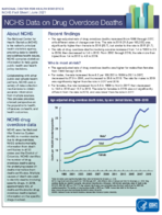 NCHS data on drugoverdose deaths June 2021