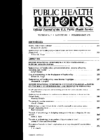 Public Health Rep  v 99 no 3  table of contnets