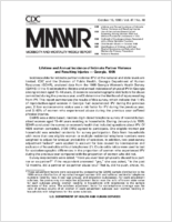 MMWR Morbidity and Mortality Weekly Report Vol 47 No 40 October 16 1998