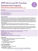 STEP Structured HIV Transition Empowerment Program