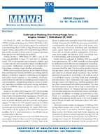 MMWR Morbidity and Mortality Weekly Report Dispatch  Vol 54 March 30 2005