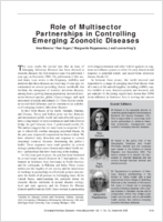 Role of Multisector Partnerships in Controlling Emerging Zoonotic Diseases