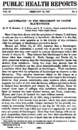 Public health reports  v 52 no 9 FEBRUARY 26 1937