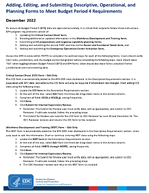 Adding Editing and Submitting Descriptive Operational and Planning Forms to Meet Budget Period 4 Requirements